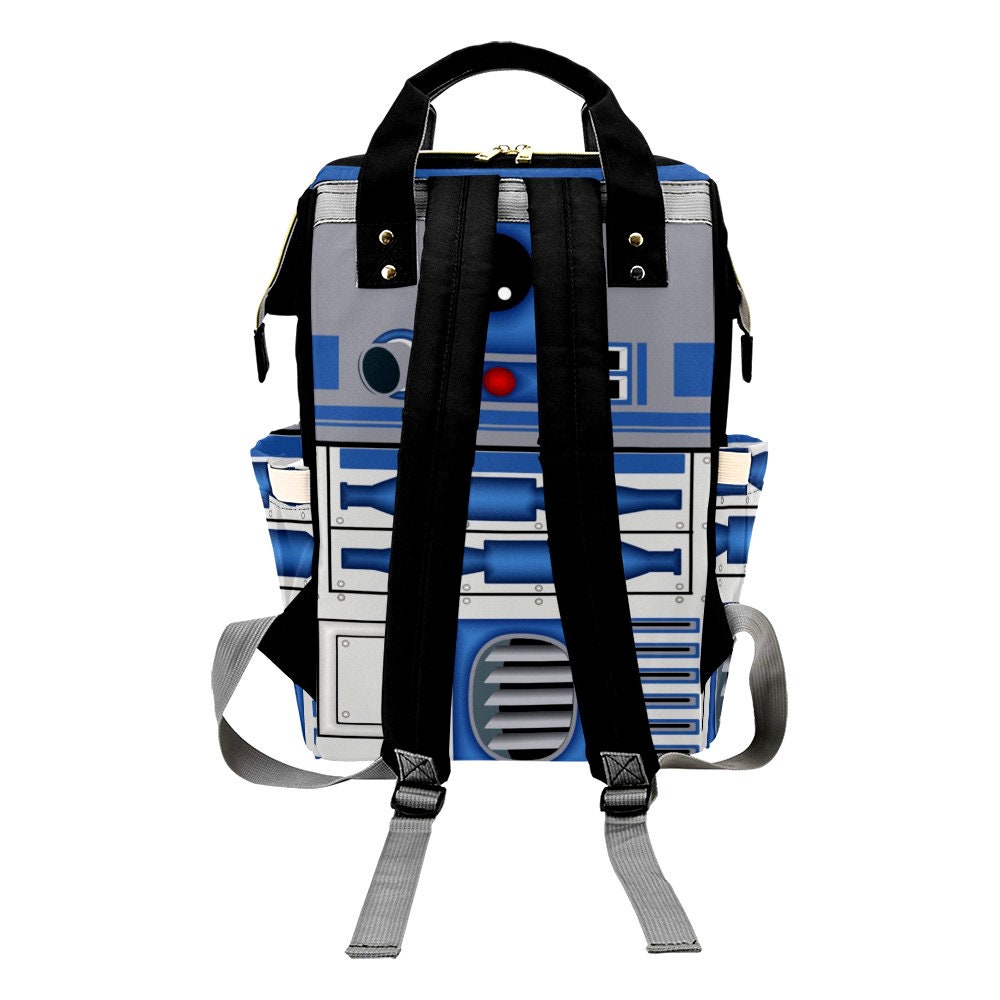 Blue Droid Diaper Backpack Disneybound Disney World R2d2 Etsy