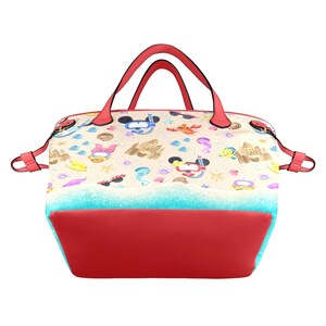 Beach Mickey Hard Canvas Tote Bag | disney world disneyland minnie mouse dooney baby diaper purse shoulder bag Bild 3