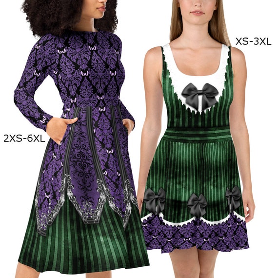 Haunted Mansion Dresses 2XS-6XL Goth Gothic Lolita-dress Disney