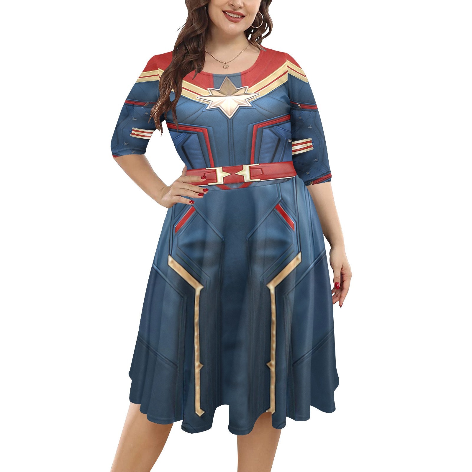 Torrid captain marvel dress cheap