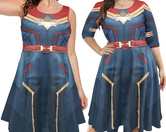 Plus size captain marvel costume deals