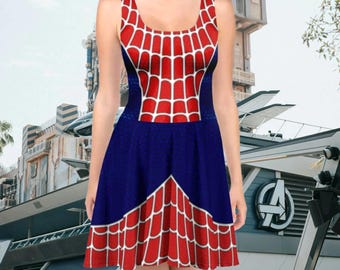 MARVEL Dress Super Hero Hulk Iron Man Print Disney Park Dress for Women,  Cruise Wish Dinner Adult, Ladies Dress, Short Sleeve Plus Size - Etsy