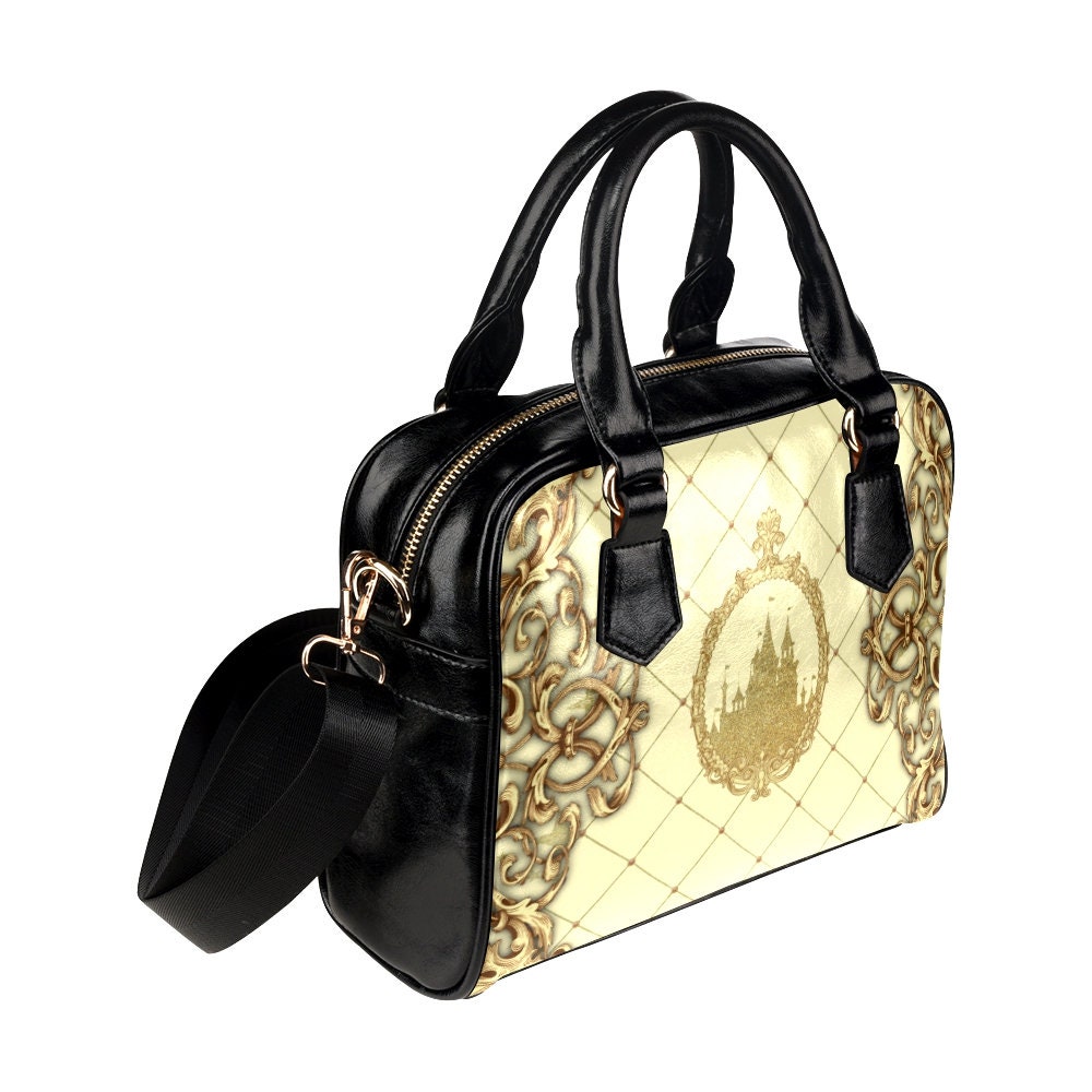 Faux Leather Belle Crossbody Bag Dome Satchel disneybound Etsy