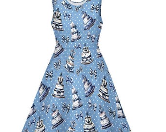 axes femme blue dress Cape Bolero & Dress Set – axes femme from JAPAN main image 0
