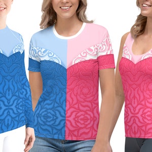 Replica Aurora Womens Tshirt Tank Top Rash Guard | rundisney disney world disneyland sleeping beauty running cosplay costume