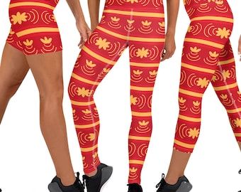 Aurora Yoga Leggings Shorts XS-6XL Disneybound Run Disney World Disneyland  Rundisney Sleeping Beauty Yoga Running Costume Cosplay Leggings -  UK