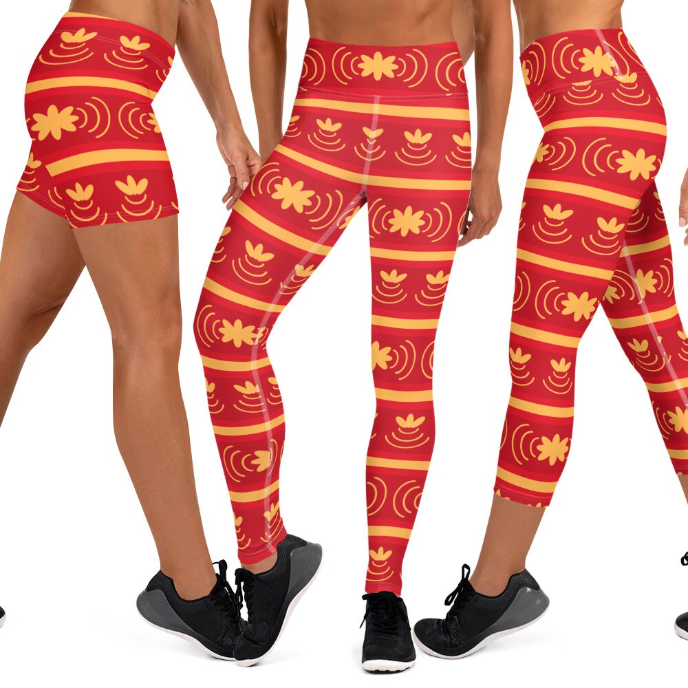 Encanto Dolores Delores Yoga Leggings Shorts XS-6XL Disneybound Rundisney  Disney World Bound Disneyland Costume Cosplay Activewear 