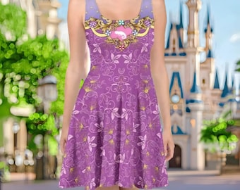 Tangled Rapunzel Ornate Pascal Dress | disney world disneyland bound rundisney cosplay costume cruise outfit dress