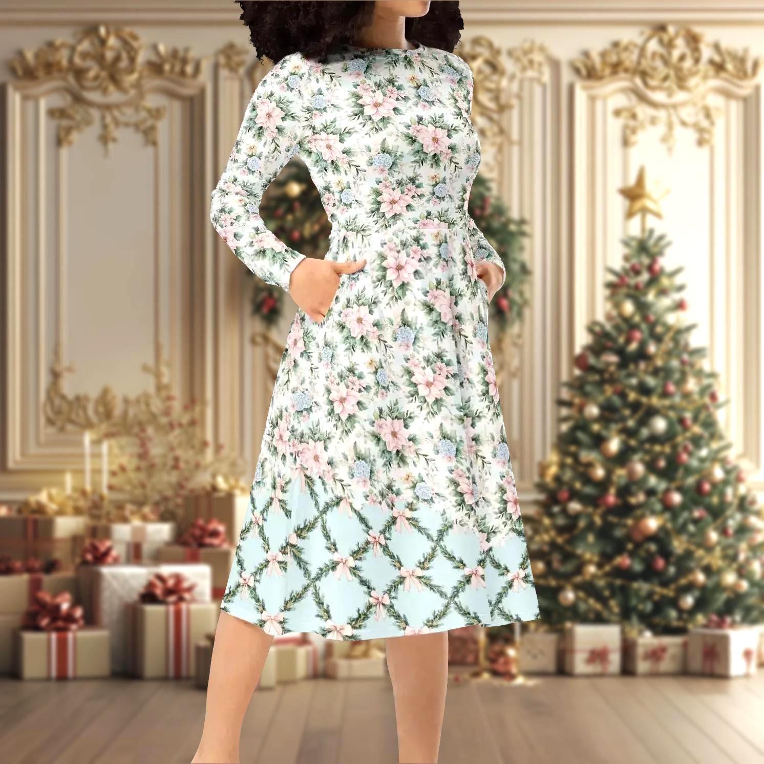 white christmas dresses Poinsettia Charm main image 0