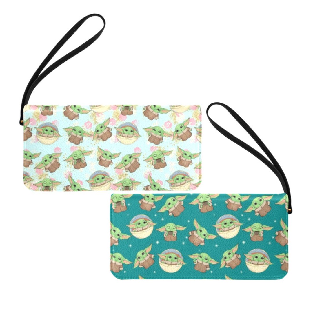 Baby Yoda Leather Zip Around Wallet Disneybound Disney World Disneyland Star Wars Mandalorian