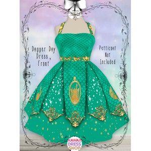 Ariel Knee Length Dress | disneybound disney world bound disneyland little mermaid dapper day lolita swing midi halter cosplay costume
