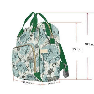 Sally Patches Diaper Backpack | gothic disney villains baby nightmare before christmas costume cosplay backpack tote bag outfit image 9