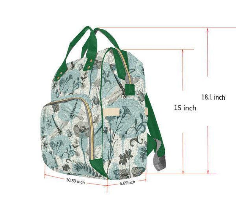 Sally Patches Diaper Backpack | gothic disney villains baby nightmare before christmas costume cosplay backpack tote bag outfit image 9