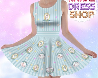 Magical Unicorns Dress XS-3XL  |   lolita kawaii pastel yume fairy decora spank kei adult unicorn dress jsk