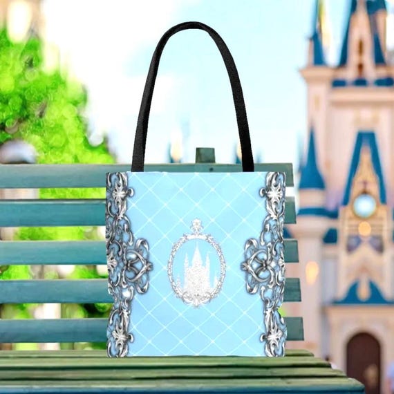 Snow Queen Elsa Soft Canvas Tote Bag | disney frozen elsa cosplay outfit backpack shoulder tote bag handbag purse gift