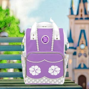 Sofia Diaper Backpack | disney world disneyland baby princess sofia the first costume cosplay backpack shoulder tote bag outfit