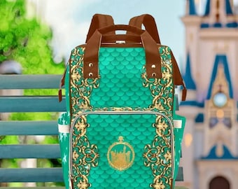 Ariel Diaper Backpack | disney world disneyland baby little mermaid princess costume cosplay backpack shoulder tote bag