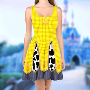 Toy Story Woody Skater Dress | rundisney disney world bound disneyland pixar sheriff mommy and me cosplay costume outfit clothes