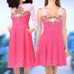 Aurora Ornate Dress 2XS-6XL | run disney world disneyland princess core sleeping beauty family group mommy and me cosplay outfit barbiecore