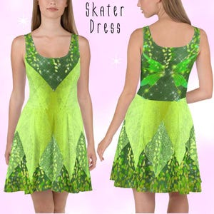 Tinkerbell Dress | run disney world disneyland park woodland fairy peter pan family group mommy and me cosplay costume running marathon