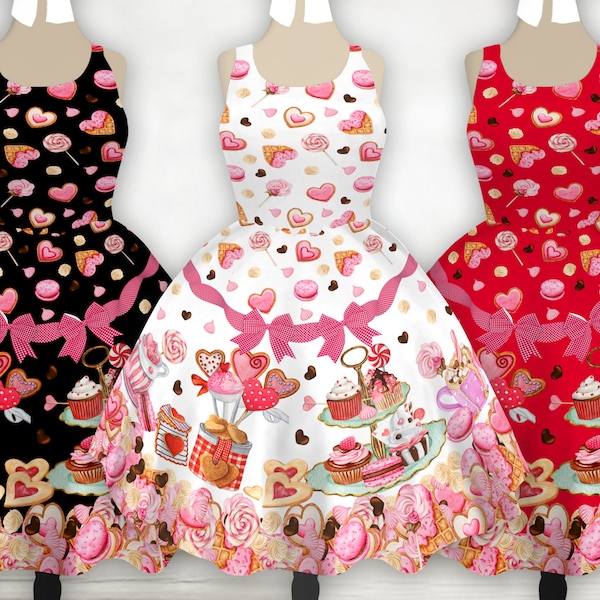 Valentine Diner Dress XS-3XL |  valentines sweet lolita dessert angelic baby the stars pretty shine bright jsk dress