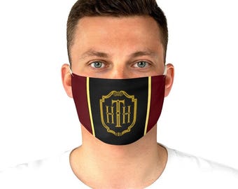 Tower of Terror Face Mask Adjustable | gothic disney park hollywood twilight tower bellhop cosplay face mask