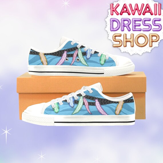 Pandora Inspired Low Top Sneakers Kids Adults World of Avatar