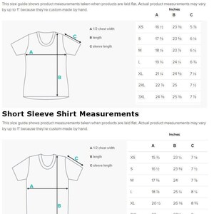a shirt measurements guide for men and women