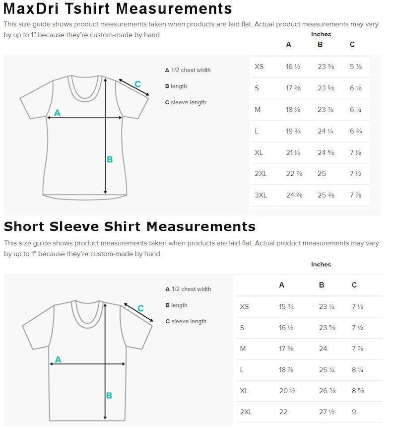 a shirt measurements guide for men and women