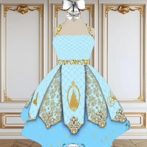 Cinderella Halterneck Dapper Dresses | 50s party plus size disney world disneyland princesscore swing midi cosplay costume cruise