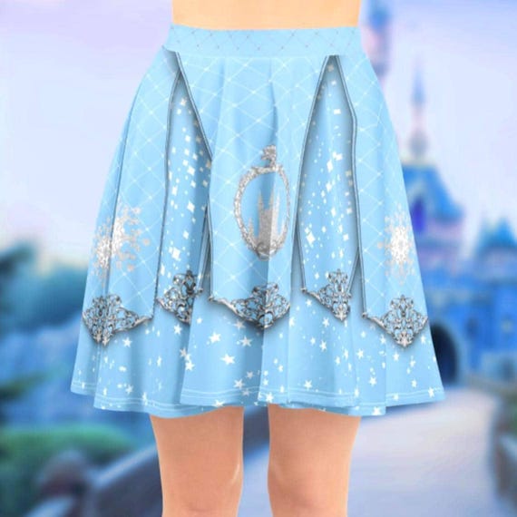 Snow Queen Elsa Skater Skirt | Rundisney Disney World Bound