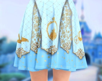 Cinderella Skater Skirt | rundisney disney world bound running disneyland cosplay costume cruise activewear clothes apparel