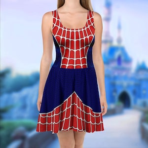 Spider Man Dress | run disney world disneyland avengers superhero superheroes family group mommy and me cosplay costume cruise outfit