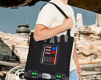 Star Wars Darth Vader Soft Canvas Tote Bag | disneybound disney world disneyland cruise cosplay outfit backpack tote bag handbag purse gift