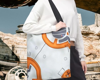 Star Wars BB8 Soft Canvas Tote Bag | disneybound disney world bounding disneyland cruise cosplay outfit backpack tote bag handbag purse gift
