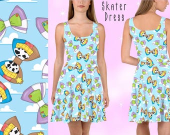 Toy Story Bows Dress | mommy and me baby girl run disney world disneyland pixar women woody buzz bo peep family group cosplay costume cruise