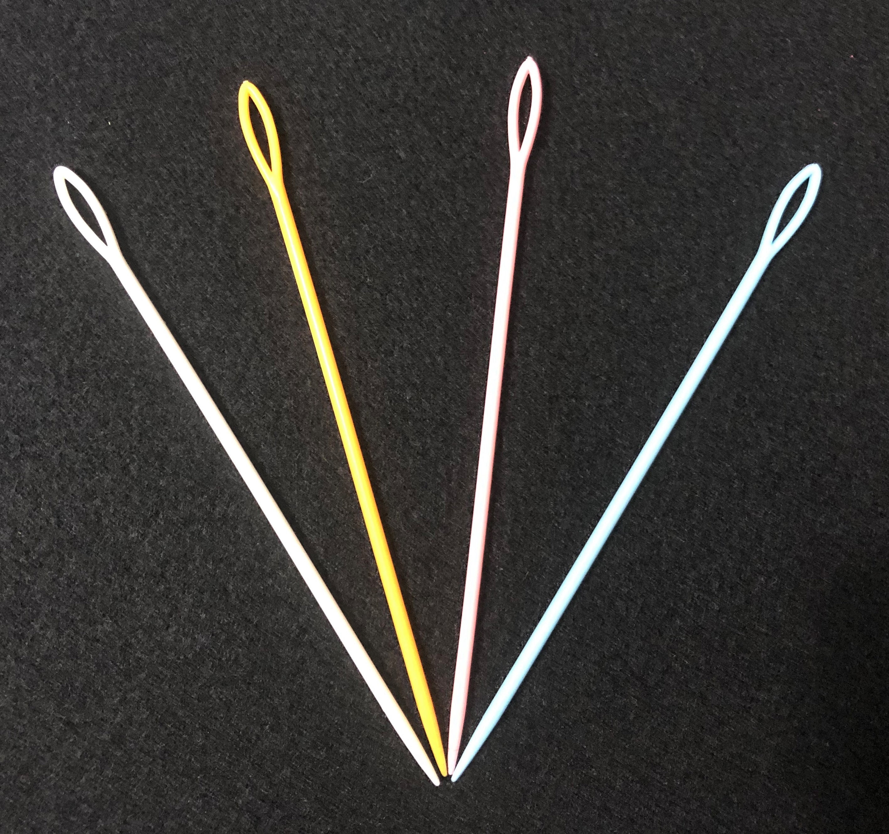 Plastic Yarn Sewing Needles, Weaving Needles, Darning Needles