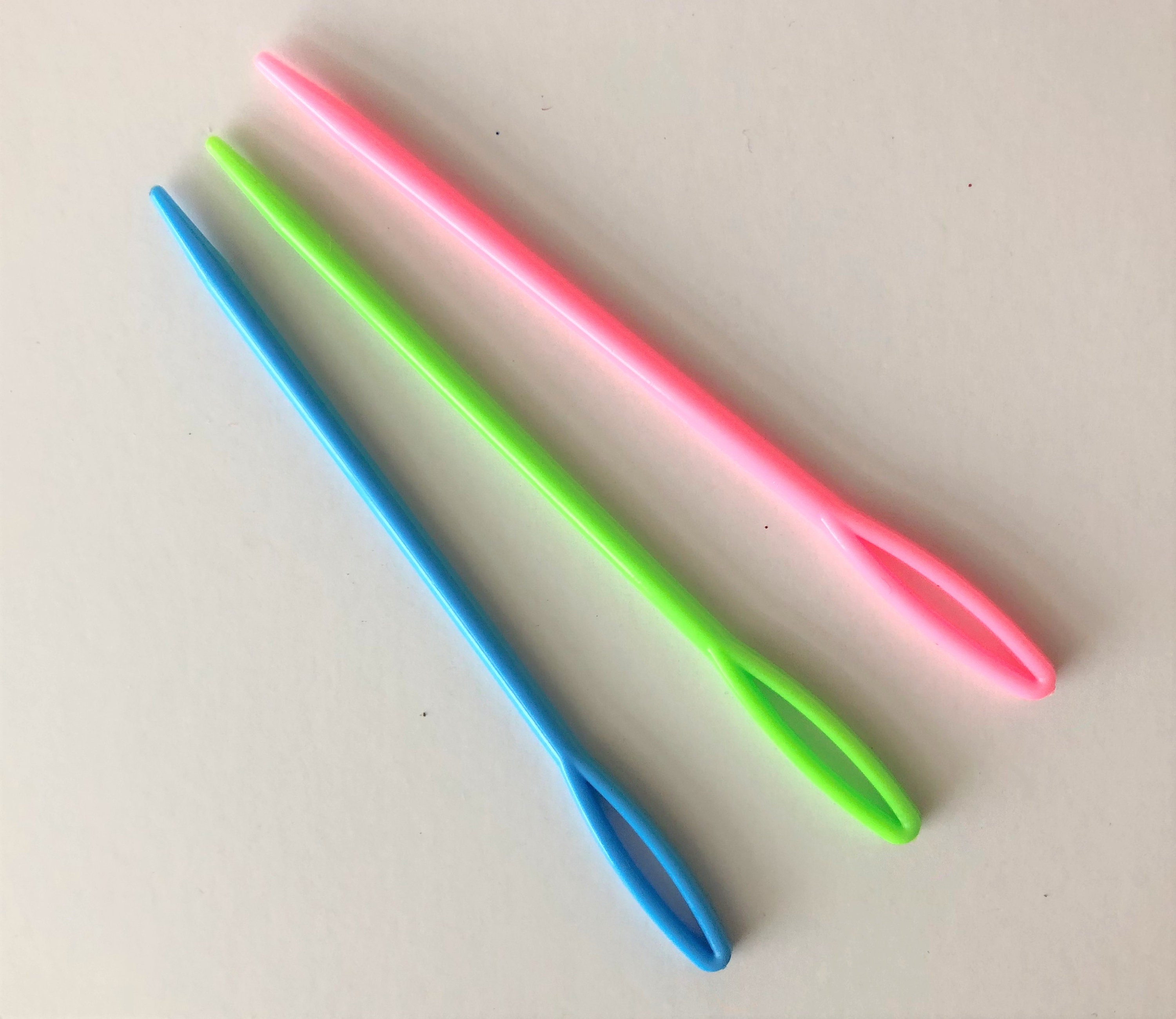 Plastic Yarn Sewing Needles Weaving Needles Darning Needles Etsy