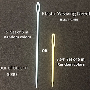 Plastic Yarn Needles 