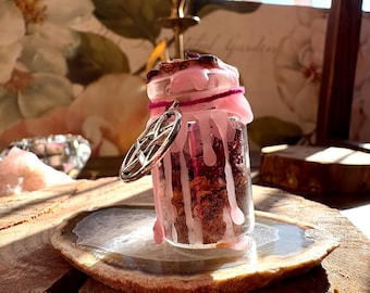 Small Love Spell Jar- Attract A Lover Witchcraft