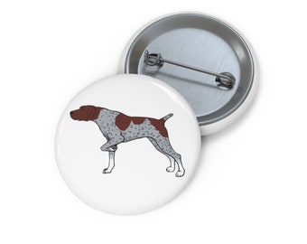 German Shorthaired Pointer Watercolor Portrait From My Etsy