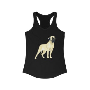 Mastiff Women&#39;s Ideal Racerback Tank, Cotton & Polyester, 8 Colors, S-2XL, Made in the USA!!