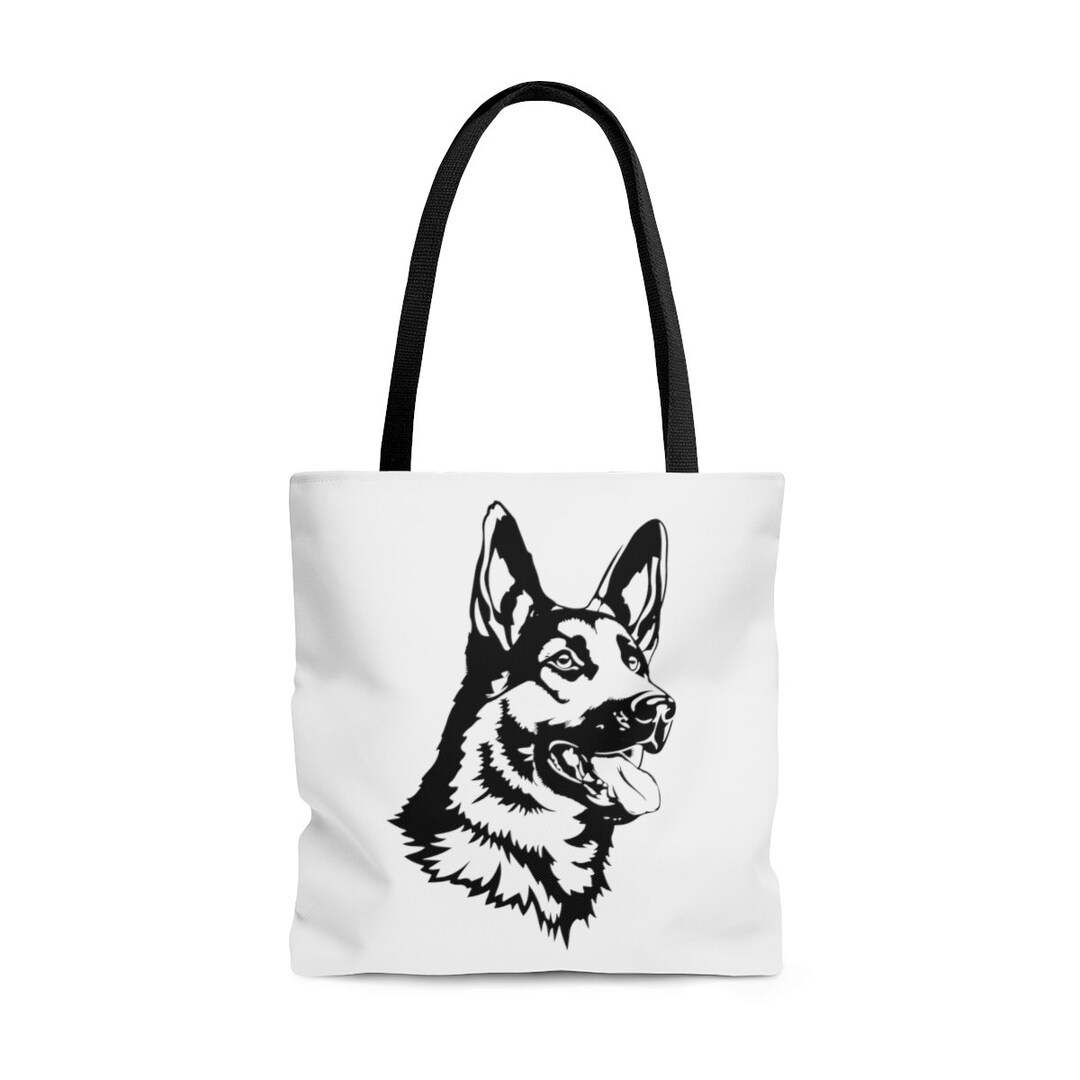 German Shepherd AOP Tote Bag - Etsy