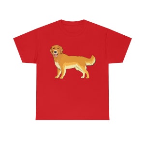 Golden Retriever Unisex Heavy Cotton Tee