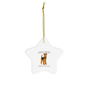 Airedale Terrier Ceramic Ornaments