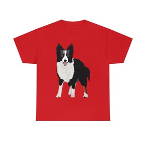 Border Collie Unisex Heavy Cotton Tee, 12 Colors, S - 5XL, 100% Cotton, True to Size, Medium Fabric, Free Shipping, Made In Usa!!