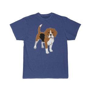 Beagle Herren Kurzarm T-Shirt, S - 5XL, vorgeschrumpfte Baumwolle, leichter Stoff, entspannte Passform, 11 Farben, Versandkostenfrei, Made in Usa!!