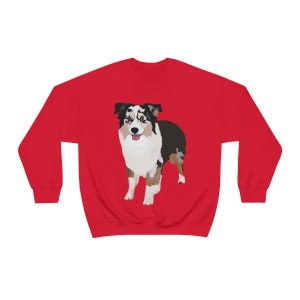 Miniatuur Amerikaanse Herder Unisex Heavy Blend Crewneck Sweatshirt, Katoen / Polyester, S - 5XL, 12 kleuren, GRATIS verzending, Made in Usa!!