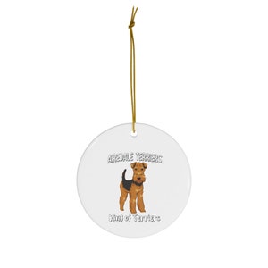 Airedale Terrier Ceramic Ornaments