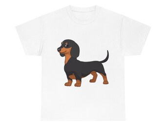 Dachshund Unisex Heavy Cotton Tee